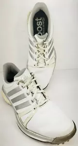 Adidas Adipower Boost weiß/silber Golfschuhe Q44659 Herren Größe 8,5M - Bild 1 von 12