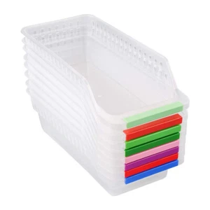 8 Pcs Refrigerator Storage Basket Fridge Containers Organizer for - Picture 1 of 11