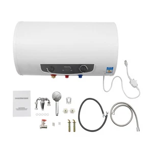 Electric Hot Water Heater Warmer Household Bathroom Shower 30 Gallon Tank - Picture 1 of 24