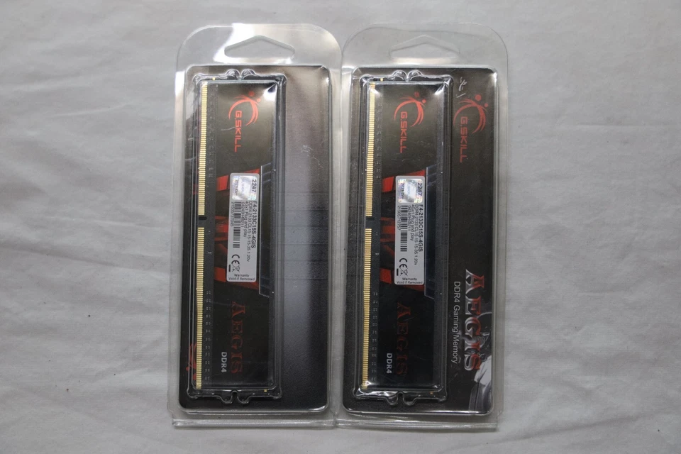 G.SKILL Aegis 8GB Total (4GB x 2) DDR4 2133 PC4 17000 RAM (F4-2133C15S-4GIS) - Image 1 of 1