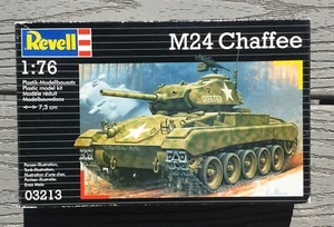 REVELL 1/76 SCALE WW II U.S. ARMY M24 CHAFFEE TANK PLASTIC MODEL KIT # 03213 F/S - Picture 1 of 4