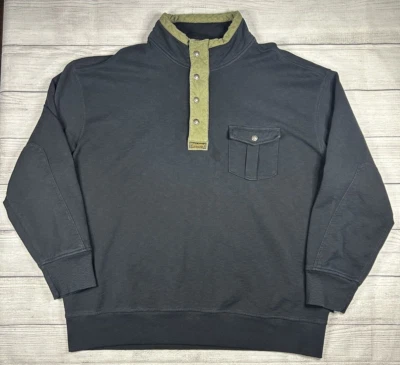 Vintage Polo Ralph Lauren 1/4 Button Up Pullover Sweatshirt Size 3XB Big 90s - Image 1 of 4