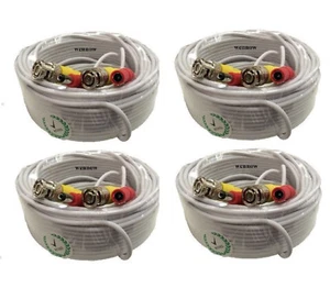 Cable de alimentación y video de calidad premium 4x100 pies para cámaras de seguridad Q-See CCTV - Imagen 1 de 1