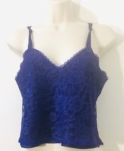 Victoria's Secret Purple Lace Camisole Baby Doll Nighty Teddy Size Petit Small