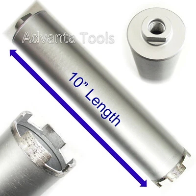 3” Dry Diamond Core Drill Bit for Hard Concrete Masonry 5/8"-11 Threads