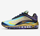 Women's Nike Air Max Deluxe - Size 5.5 - Aq1272-400 Navy Orange Blue Volt Gold