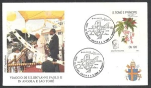 1992 VATICANO BUSTA SPECIALE VIAGGI GIOVANNI PAOLO II SAO TOME - BV11-2 - Picture 1 of 1