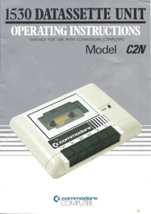COMMODORE 1530 DATASSETTE UNIT C2N INSTRUCTIONS MANUALE INGLESE USED FR1 88298 - Afbeelding 1 van 4