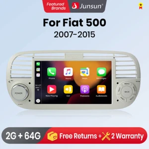Apple Carplay für Fiat 500 2007-15 Autoradio Stereo Android 13.0 GPS WIFI RDS BT - Bild 1 von 12