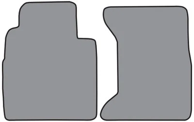 1989-1993 Dodge W250 Cutpile Carpet Logo Floor Mat 2pc - Imagem 1 de 2