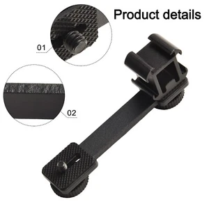 Triple Hot Shoe Mount for External Device Compatible with Zhiyun Smooth 4 - Picture 1 of 12