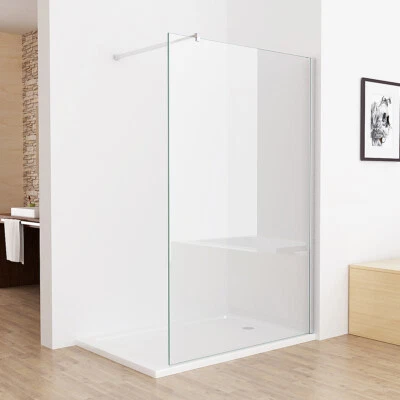 MIQU Duschabtrennung walkin Dusche Duschwand Duschtrennwand NANO Glas 80 90 100 120cm
