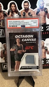 2022 Donruss Valentina Schewchenko achteckige Leinwand Materialien PSA 9 - Bild 1 von 2