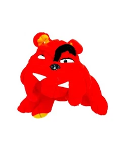 Red Bulldog Liberty Toy Plush 1995 Stuffed Animal 9" Toy Puppy - Picture 1 of 9