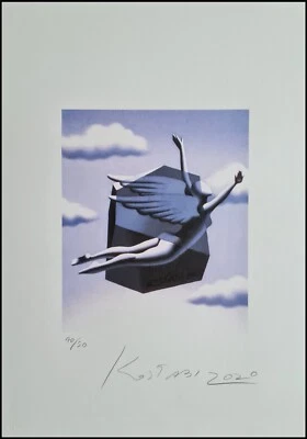 MARK KOSTABI * Untitled * 70 x 50 cm * lithograph * Kunstdruck * limited # xx/50 - Bild 1 von 4