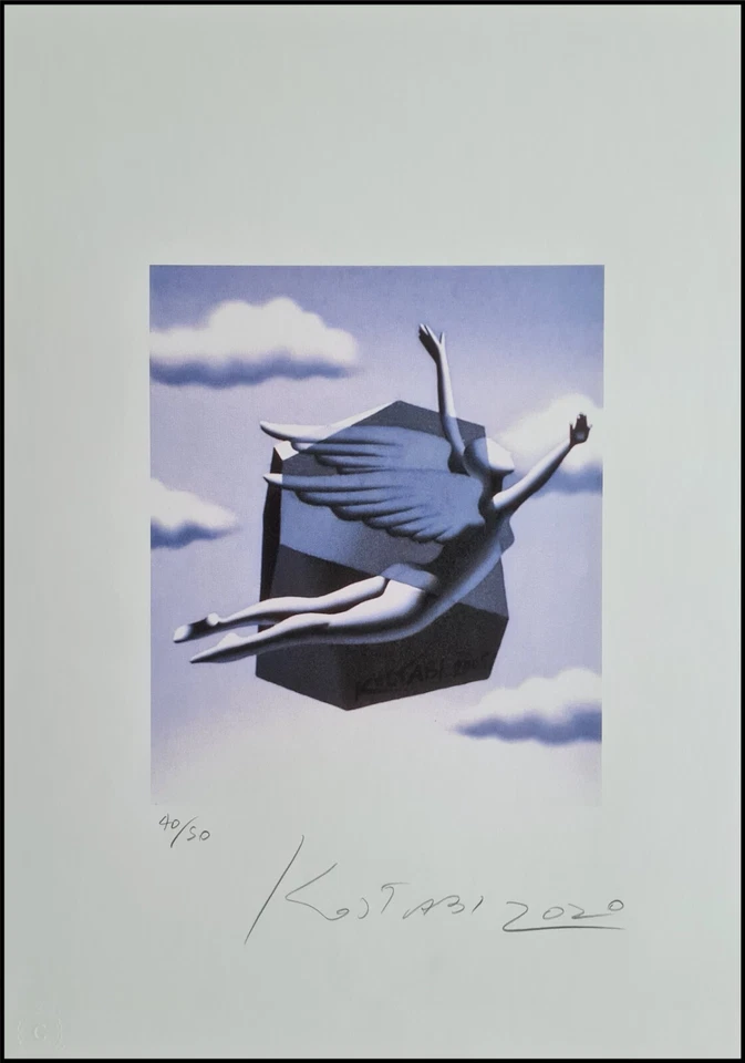 MARK KOSTABI * Untitled * 70 x 50 cm * lithograph * Kunstdruck * limited # xx/50 - Bild 1 von 4