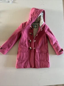 Boden Girls Size 9-10 Pink Wool Coat Long Jacket - Picture 1 of 7