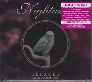 Nightwish 2019 2CD - Decades (Live In Buenos Aires) Xandria/Amberian Dawn Sealed - Picture 1 of 2