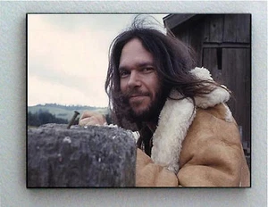 Rare Framed 1972 Neil Young Vintage Photo. Jumbo Giclée Print - Picture 1 of 1
