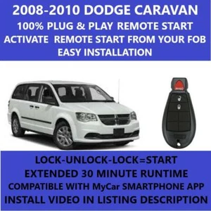 Plug & Play Remote Starter Fits 2008-2010 Dodge Caravan - Picture 1 of 1