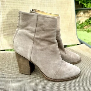 Rag & Bone Classic Newbury Suede Leather Boots Booties Tan Brown Size 39 9 - Picture 1 of 10