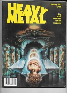 Heavy Metal Magazin Band 5 #10 Januar 1982 Kiosk mit Auszug FN + 1977 Serie - Bild 1 von 6