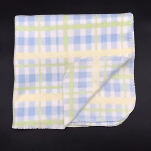 Baby Essentials Blanket Plaid Pastel Blanket Stitch Single Layer - Picture 1 of 6