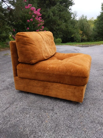 1960s Mid-Century SELIG of Monroe Low Profile Lounge Chair Cover
