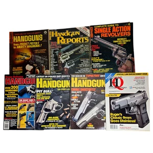 Handgun Magazines  1976-1990 American Jeff Cooper Revolver Ammo Defense Vintage - Picture 1 of 9