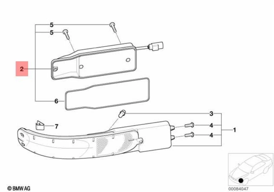 Unidad de control Roadster original BMW E52 luz de esquina giratoria OEM 63136900397 Foto 1 de 1