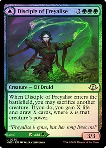 MTG DISCIPLE OF FREYALISE // GARDEN OF FREYALISE FOIL Modern Horizons 3 NM - Picture 1 of 2
