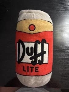 Universal Studios I Simpson Duff Lite Birra Lattina Peluche 10" Novità Giocattolo Cuscino - Foto 1 di 4
