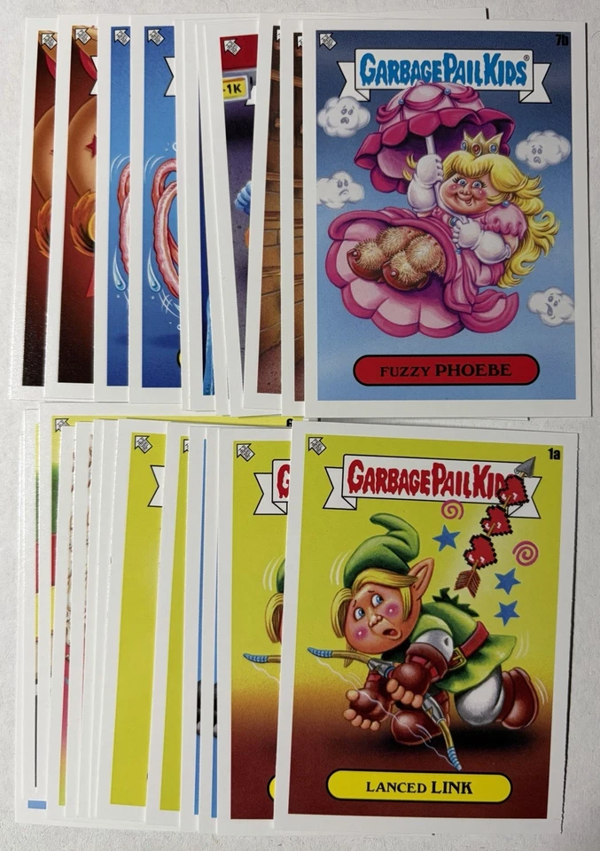 2024 Garbage Pail Kids Kids at Play Game Over! 24-Card Sticker Set Mario Zelda - Image 1 of 1