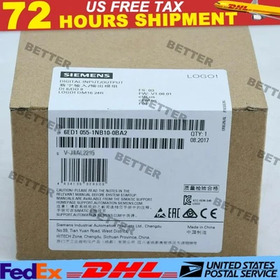 Nuevo LOGO Siemens 6ed1 055-1nb10-0ba2 6ed1055-1nb10-0ba2! DM16 24R expansión Foto 1 de 4
