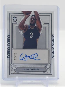 CJ MCCOLLUM 2023-24 TOPPS ROYALTY COURT CIRCULAR AUTOGRAPHS AUTO /25 Q2277 - Picture 1 of 2