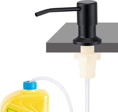 DIY Stainless Steel Sink Soap Dispenser Kitchen Hand Liquid Pump Bottle Tube Kit - Image 1 of 4