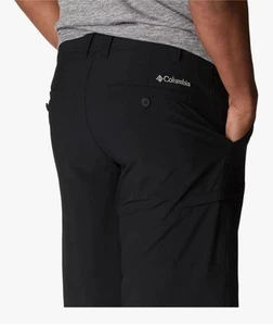 Columbia Men's Black Lightweight Tech Shorts Omni-Shade 50 UPF Size 38 - Picture 1 of 10