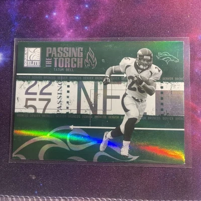 2005 Donruss Elite - Passing the Torch Tatum Bell #PT-10 Green /500    A-15 - Image 1 of 2