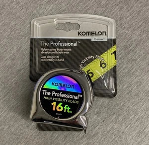 Cinta métrica Komelon 416HV 16' x 3/4" The Professional, cromada - Imagen 1 de 3