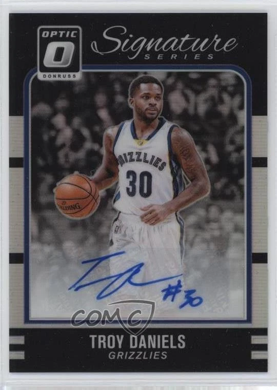 2016 Panini Donruss Optic Signature Series Holo Silver Prizm Troy Daniels Auto - Image 1 of 2