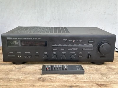Yamaha RX-450 AM/FM Stereo Receiver Amplifier & Remote Bundle- 1990s Vintage - Image 1 of 4