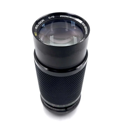 Lente macro zoom Soligor MC 80-200 mm f/4,5 excelente montaje Canon FD con tapa trasera Foto 1 de 4