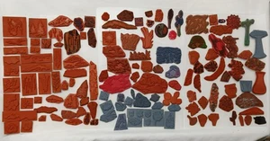 Lote enorme de sellos de goma para crear una escena - Imagen 1 de 7