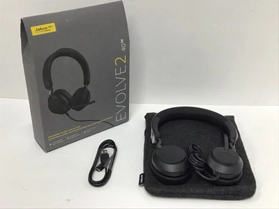 Jabra Evolve2 40 SE Headset Wired UC Stereo /w Mic USB-C 24189-989-889 - Image 1 of 3