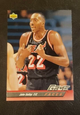1992-93 Upper Deck Game Faces John Salley #497 Miami Heat - Image 1 of 2