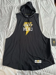 Under Armour Project Rock Black Adam Sleeveless Hoodie 1377748 Size 2XL - Picture 1 of 9