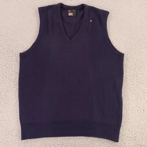 Suéter DE COLECCIÓN Robert Bruce Para Hombres Grande Azul Lana Hecho en EE. UU. Chaleco Golf - Imagen 1 de 7