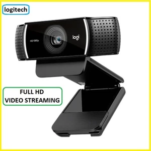 Webcam LOGITECH C922 PRO FULL HD per pc con microfono usb web cam windows 1080p - Foto 1 di 2