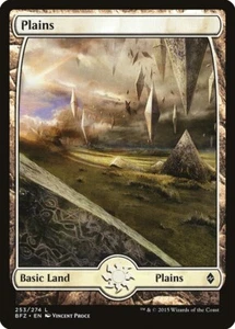 1x - PLAINS - #253 - Full Art - Battle for Zendikar- NM MTG - Bild 1 von 1