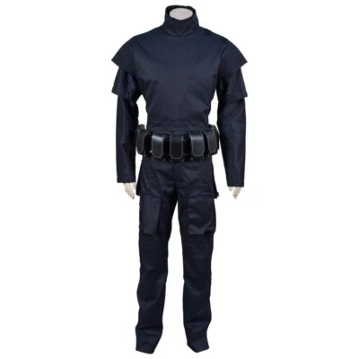 黑色 Mandalorian Book of Boba Fett 皮带袋飞行服带防弹背心和腰带 — 第 1/4 张图片